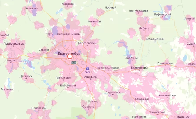 Зона покрытия Мегафон Барнаул 